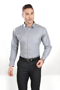 R VASUDEV Slim Fit Solid Formal Shirt for Mens-thumb3