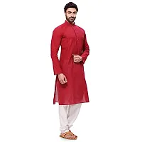 R VASUDEV Solid Cotton Kurta Churidhar set for mens-thumb1