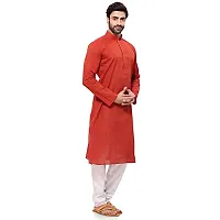 R VASUDEV Solid Cotton Kurta Churidhar set for mens-thumb1