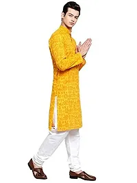 RG Designers Printed Cotton Kurta set For mens-thumb1