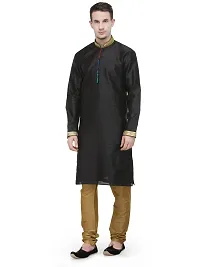 RG Designers Art Silk Kurta Set For mens-thumb1