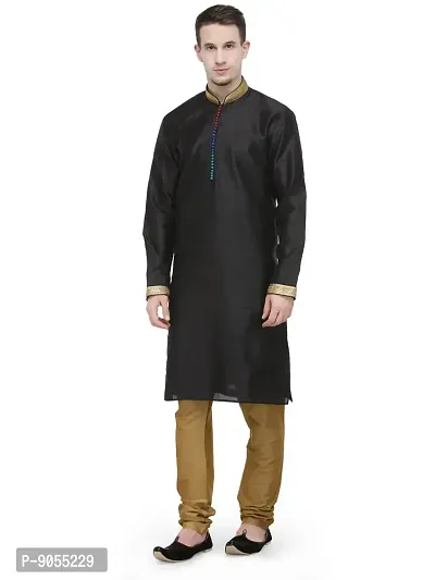 RG Designers Art Silk Kurta Set For mens-thumb2