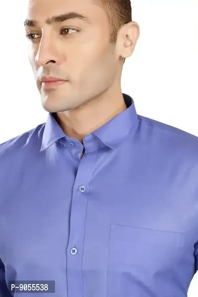 RG DESIGNERS Slim Fit Solid Formal Shirt for Mens-thumb5