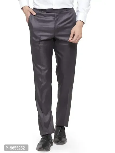 RG DESIGNERS Men Gray Pencil Slim Fit Formal Trousers_RGDSSCNatureCare3_Gray-38