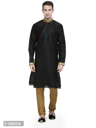 RG Designers Art Silk Kurta Set For mens-thumb0