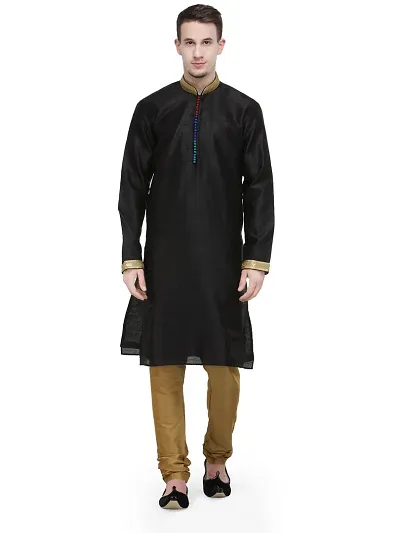 RG Designers Art Silk Kurta Set For mens