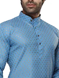 RG Designers Doted Kurta Set for mens-thumb4