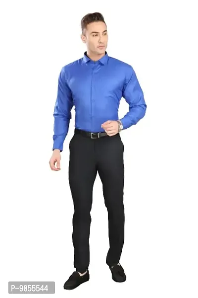RG DESIGNERS Slim Fit Solid Formal Shirt for Mens-thumb0