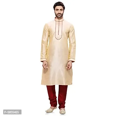 R VASUDEV Art Silk Kurta Churidhar set for mens-thumb0