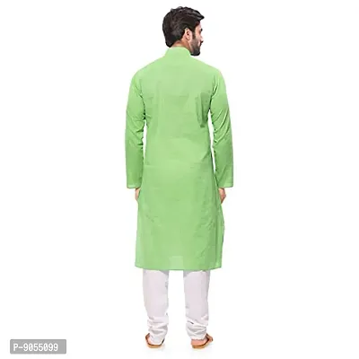 R VASUDEV Solid Cotton Kurta Churidhar set for mens-thumb3