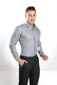 R VASUDEV Slim Fit Solid Formal Shirt for Mens-thumb1