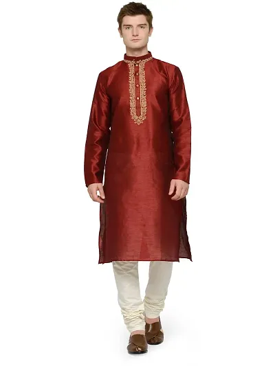 RG DESIGNERS Full Sleeves Kurta Pyjama Set for Men