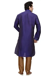 R VASUDEV Art Silk Kurta Churidhar set for mens-thumb3