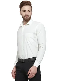 RG DESIGNERS Solid Slim Fit Full Sleeve Cotton Formal Shirt-thumb2