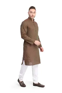 RG DESIGNERS Men's Cotton Blend Classic Kurta (Handloom)-thumb3