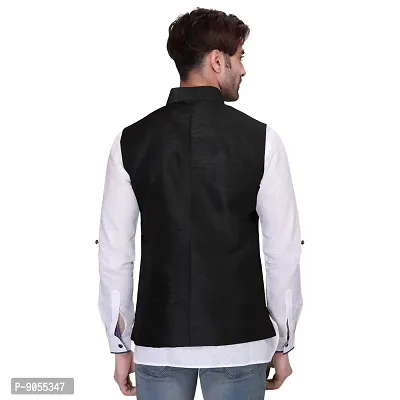 RG Designers Men's Sleeveless Nehru Jacket-thumb4