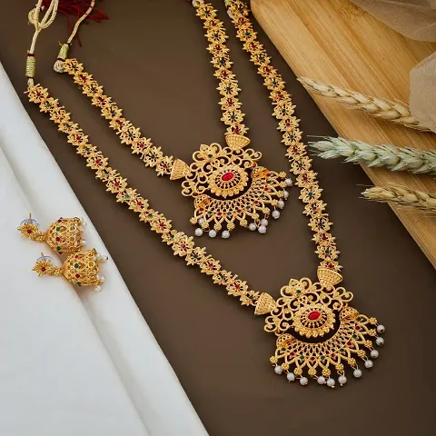 Stylish Alloy Pearl Jewellery Set For Women