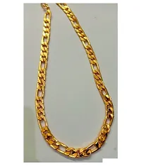 Pitaamaareg;  One Gram Gold Plated Chain (MG115 C) Gold-plated Plated Brass Chain (22 Inch)Water And Sweat Proof Jawellery With Free Gift.-thumb3