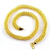 Pitaamaareg;  Gold-plated Plated Brass Chain (20 Inch)Water And Sweat Proof Jawellery With Free Gift.-thumb3