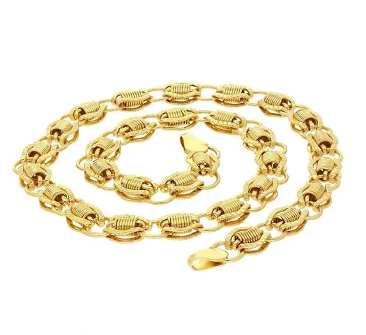 Stylish Brass Golden Chain For Men