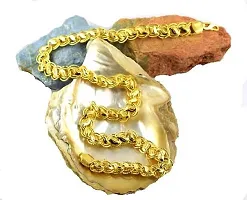 Pitaamaareg;  new stylish attractive Gold traditional jewellery  short Gold-plated Plated Brass Chain(20 Inch)Water And Sweat Proof Jawellery With Free Gift.-thumb2