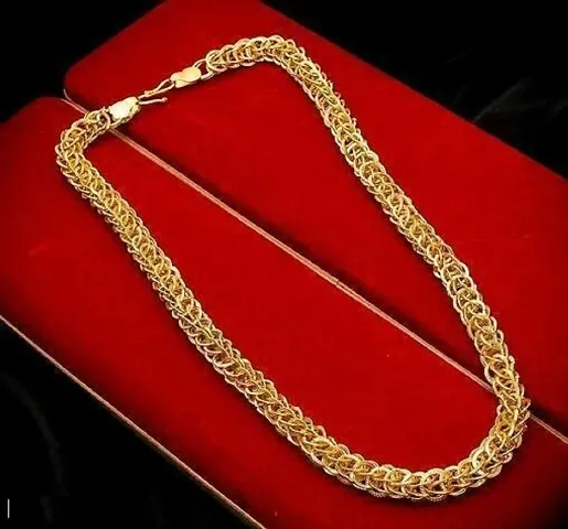 Stylish Brass Golden Chain For Men