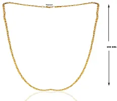 Pitaamaareg;  Stylish  Trendy Most Popular Beautiful Design Golden light Gold Plated Chain Gold-plated Plated Alloy Chain (22 Inch)Water And Sweat Proof Jawellery With Free Gift.-thumb3