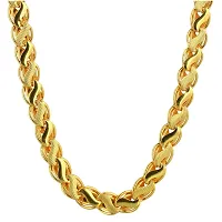 Pitaamaareg;  Gold-plated Plated Brass Chain (20 Inch)Water And Sweat Proof Jawellery With Free Gift.-thumb3