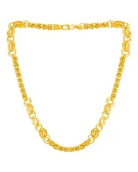 Pitaamaareg;  New Design Elegant Top Trending Gold-plated Plated Brass Chain (20 Inch)Water And Sweat Proof Jawellery With Free Gift.-thumb2