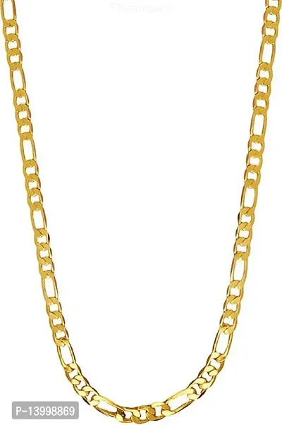 Pitaamaareg;  new stylish attractive Gold traditional jewellery  short Gold-plated Plated Brass Chain(22 Inch)Water And Sweat Proof Jawellery With Free Gift.-thumb4