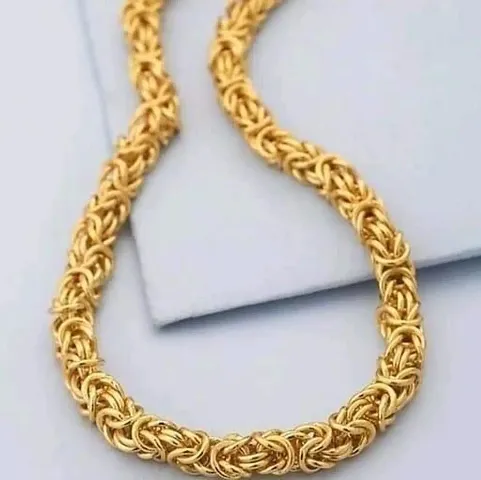 Trendy Stylish Alloy Plated Men's Chain