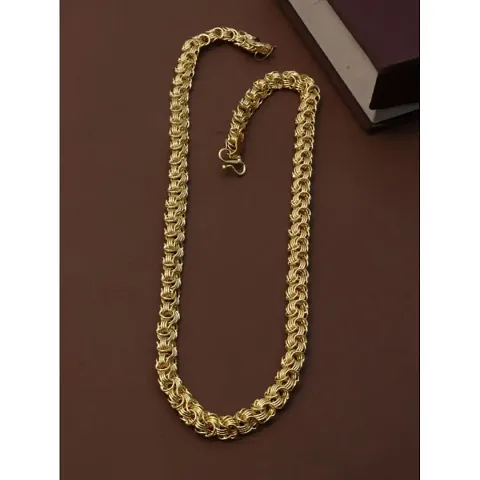 Stylish Brass Chain Water And Sweat Proof Jewellery For Men