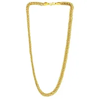 Pitaamaareg;  Gold-plated Plated Brass Chain (20 Inch)Water And Sweat Proof Jawellery With Free Gift.-thumb1