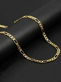 Pitaamaareg;  Designer Latest Chain Necklace With Lobster Clasp Fashionable Most Popular Beautiful Chain for Men, Women, Boy, Girls, Husband, Wife Gold Chain (22 Inch)Water And Sweat Proof Jawellery With Free Gift.-thumb1