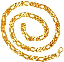 Pitaamaareg; Golden Chain For Boys Stylish Round Fisher Ball Necklace Chain For Men Women Gold-plated Plated Metal Chain(22 Inch)Water And Sweat Proof Jawellery With Free Gift.-thumb3