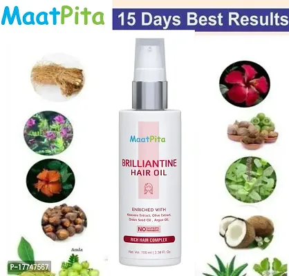 Maatpita Red Onion Oil, 27 Botanical Actives, Biotin, Argan Oil, Caffeine, Protein- 100 ml-thumb0