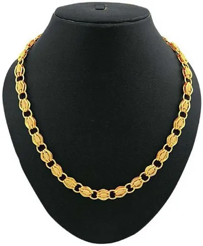 Stylish Brass Golden Chain For Men