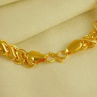 Pitaamaareg;  Long Gold-plated Plated Brass Chain (20 Inch)Water And Sweat Proof Jawellery With Free Gift.-thumb2