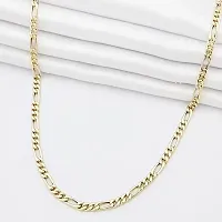 Pitaamaareg;  One Gram Gold Plated Chain  (MG607 C) Gold-plated Plated Brass Chain (22 Inch)Water And Sweat Proof Jawellery With Free Gift.-thumb1