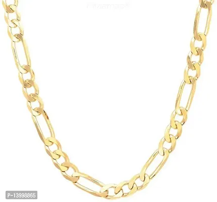 Pitaamaareg;  New Design Elegant Top Trending Gold-plated Plated Brass Chain (22 Inch)Water And Sweat Proof Jawellery With Free Gift.-thumb3