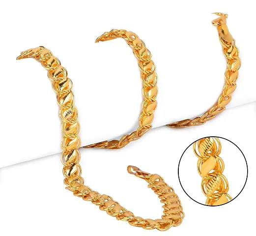 Stylish Brass Golden Chain For Men