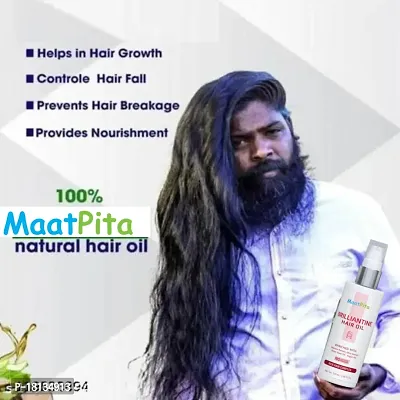 Ayurvedic Herbal Hair Oil For Women And Men For Shiny Hair Long -- Dandruff Control - Hair Loss Controll - Long Hair -- Hair Regrowth Hair Oil With Best Discounteed ( 100 % Ayurvedic) (100 Ml) Pack 1-thumb0