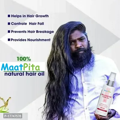 Ayurvedic Herbal Hair Oil For Women And Men For Shiny Hair Long-- Dandruff Control- Hair Loss Control- Long Hair-- Hair Regrowth Hair Oil -100 ml-thumb0