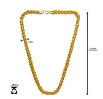 Gold plated Chain For Boys / Man Gold-plated Plated Stainless Steel, Alloy Chain Gold-plated Plated Alloy Chain (20 Inch)Water And Sweat Proof Jawellery With Free Gift.-thumb1