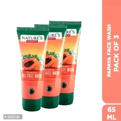 Natures papaya face wash combo pack of 3
