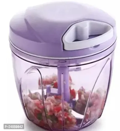 Vegetable Push Chopper and Buttermilk Blender Hand Push Chopper-thumb0