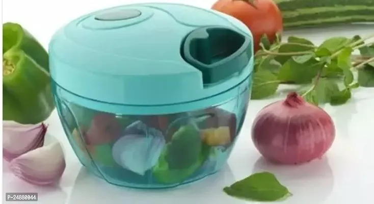 Vegetable Push Chopper and Buttermilk Blender Hand Push Chopper-thumb0