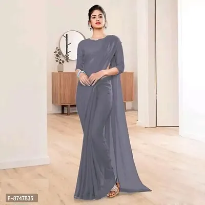 Trendy Georgette Saree with Blouse Piece for Women-thumb0