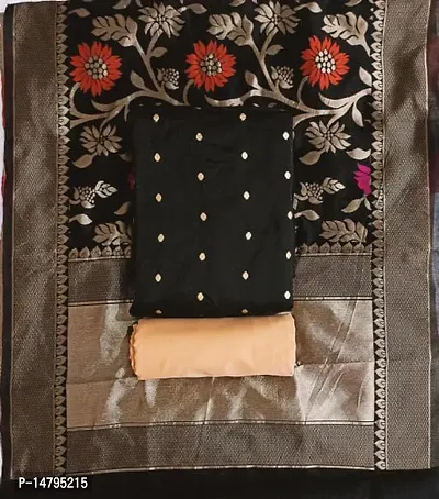 Stylish Banarasi Silk Suit Material For Women
