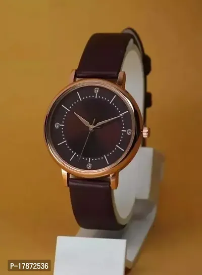 Stylish Brown Alloy Analog Watch For Women